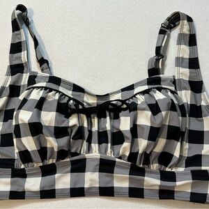 Torrid Gingham Bikini Top Size 2